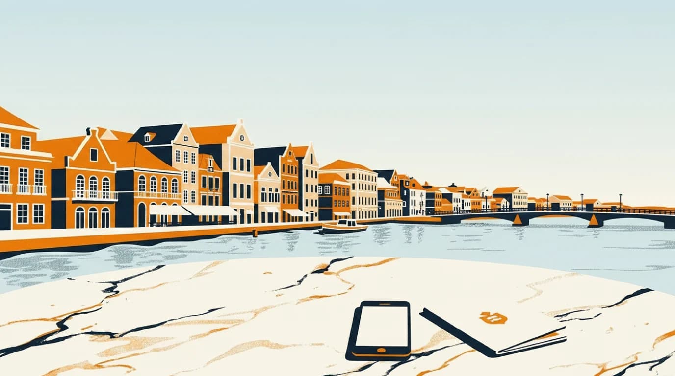 Curaçao illüstrasyonu