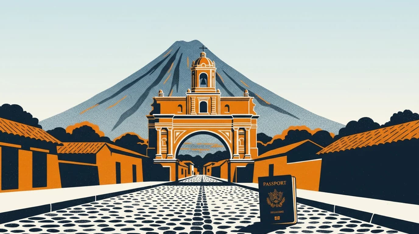 Guatemala illüstrasyonu