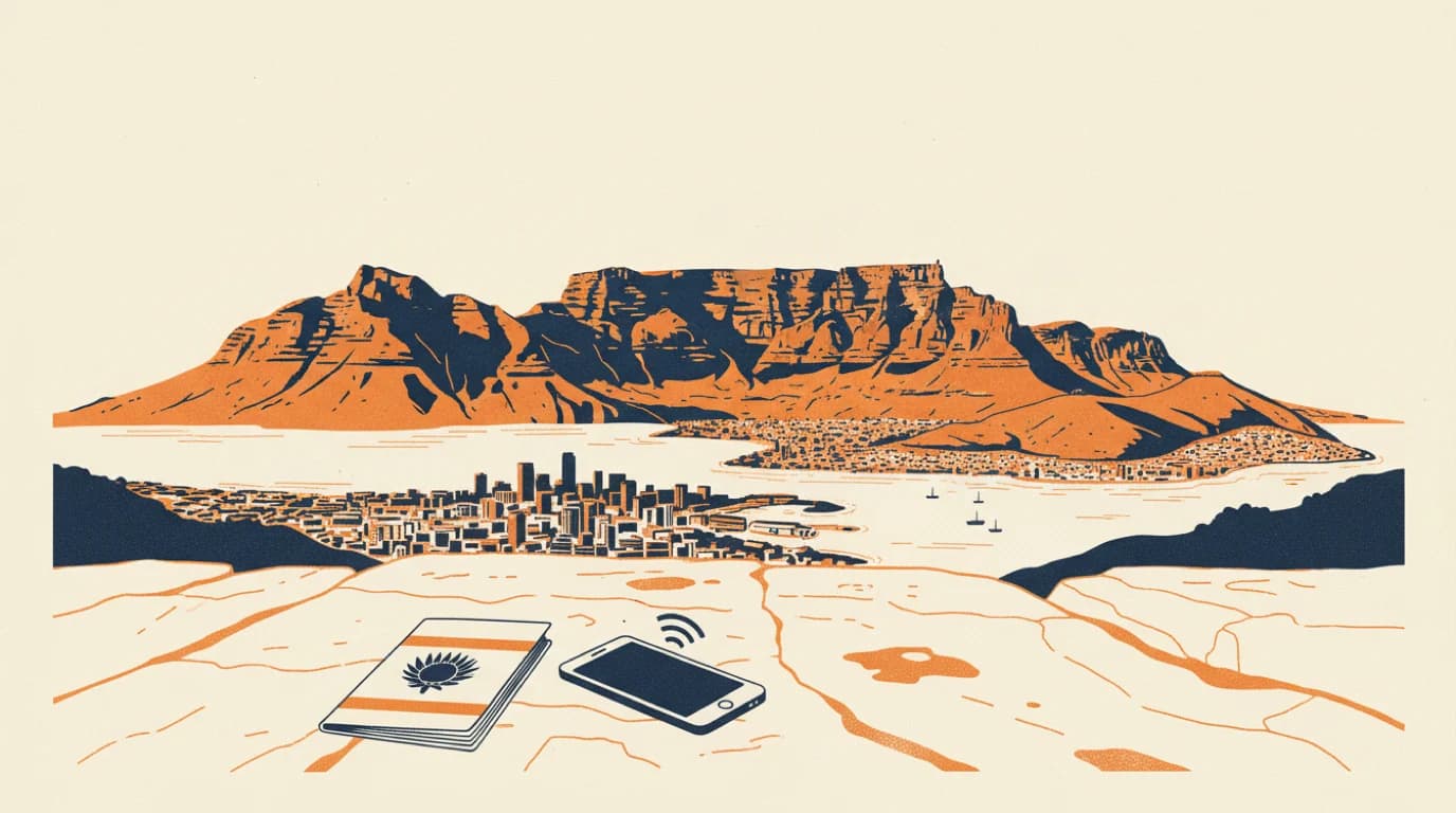 South Africa illustration