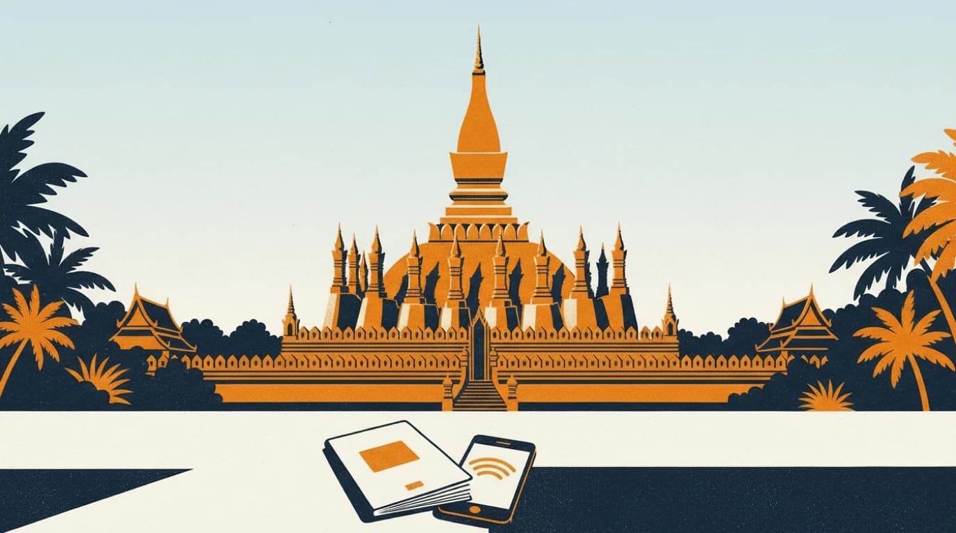 Laos illüstrasyonu