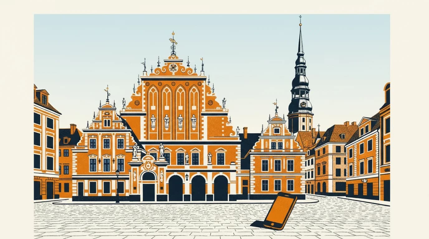 Latvia illustration