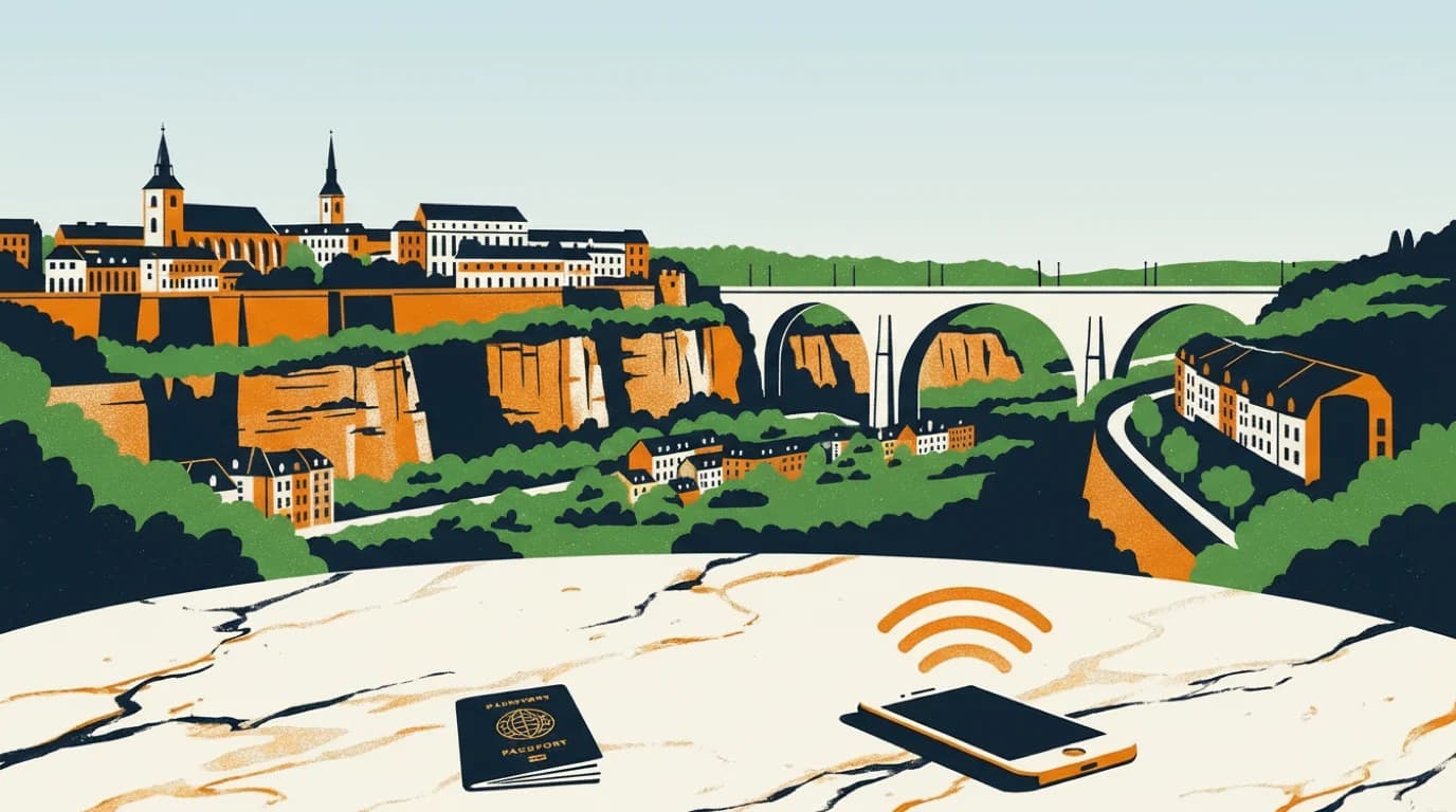 Luxembourg illustration