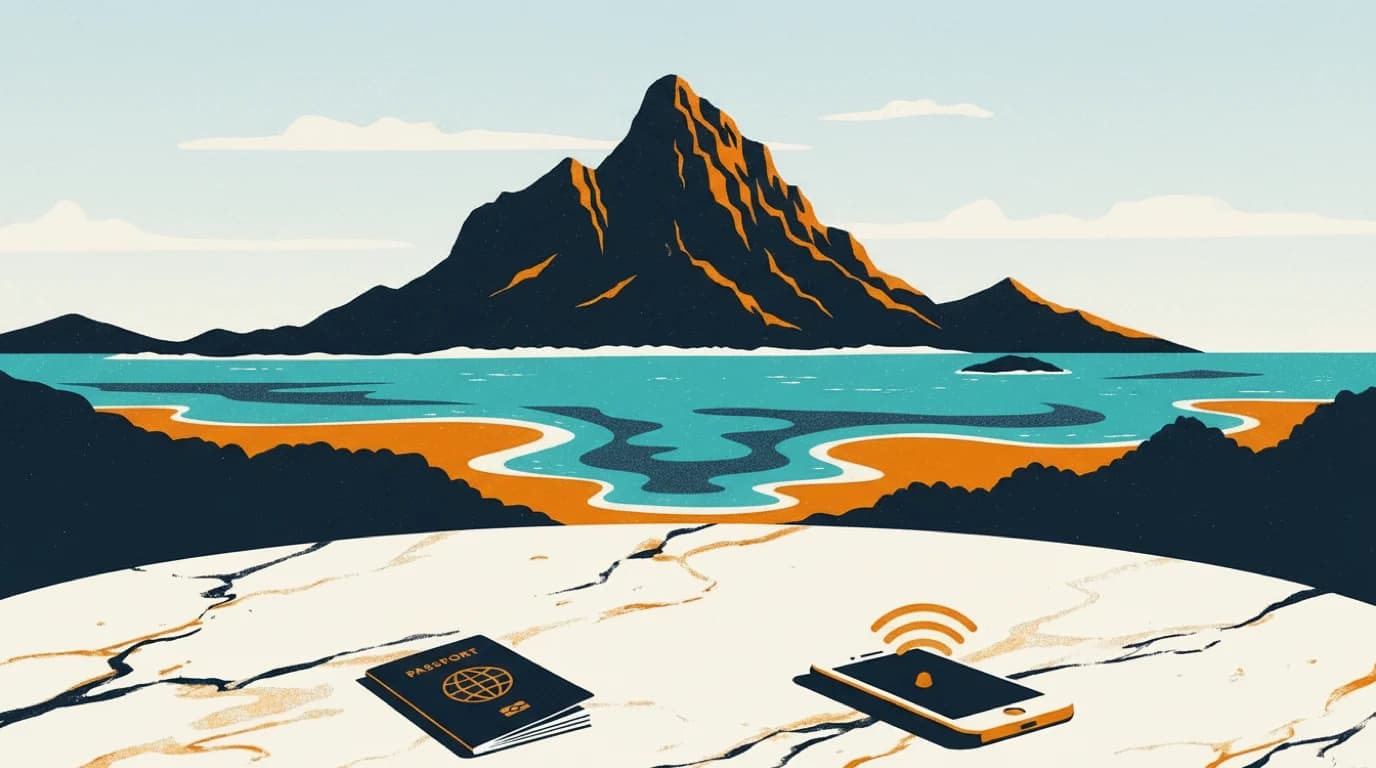 Mauritius illüstrasyonu