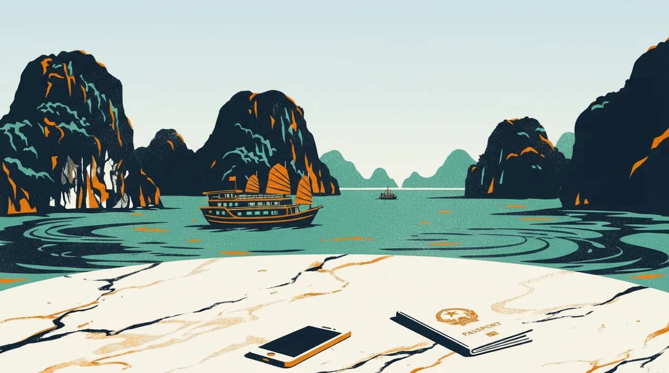 Vietnam illüstrasyonu